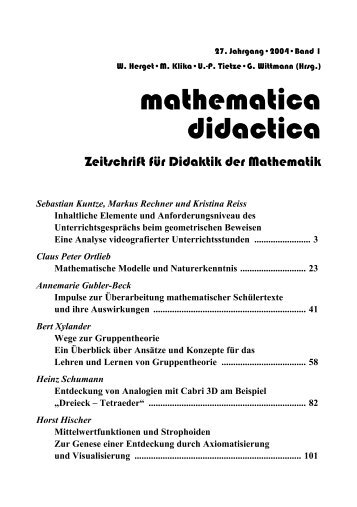 mathematica didactica - Franzbecker