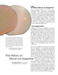 The History of Silicon-on-Sapphire - Peregrine Semiconductor