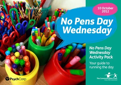 No Pens Day Wednesday - The Communication Trust