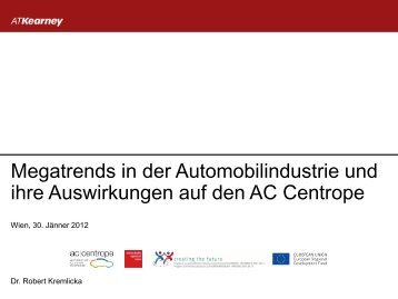 Megatrends in der Automobilindustrie und ihre Auswirkungen auf ...