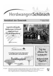 Frühlingsfest - Herdwangen-Schönach