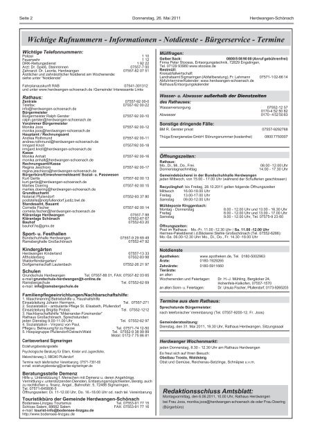 Frühlingsfest - Herdwangen-Schönach