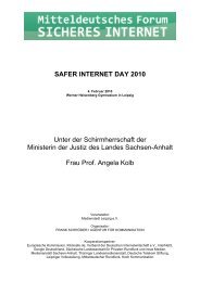 SAFER INTERNET DAY 2010 Unter der Schirmherrschaft der ...