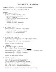 Math 432 HW 2.4 Solutions - Frostburg