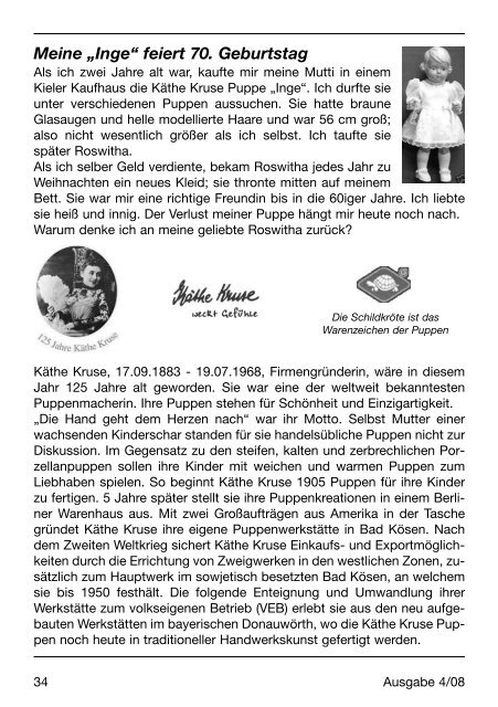 Herbst-Zeitlose Ausgabe 4-2008 (52 Seiten; 3