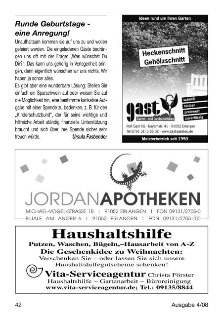 Herbst-Zeitlose Ausgabe 4-2008 (52 Seiten; 3