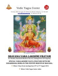 Varalakshmi Vratam Flyer. - Vedicyagyacenter.com