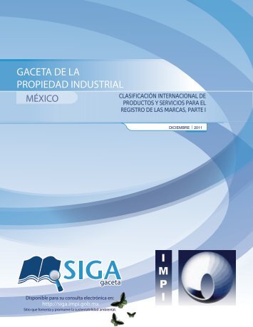 GACETA DE LA PROPIEDAD INDUSTRIAL - Servicio Nacional de ...