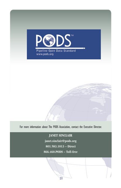 Download the PODS Brochure