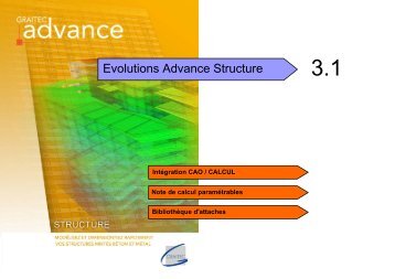 Evolutions Advance Structure 3.1 - GRAITEC Info