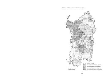 CARTA A: CARTINA DI DENSITÃ DEI NURAGHI - Sardegna Cultura