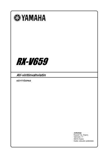 RX-V659 v5 FIN.pdf - Yamaha