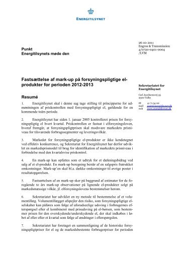 notatet - Energitilsynet