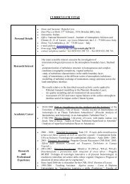 curriculum vitae - Cnr