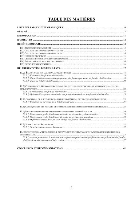 Evaluation du Projet Ã‚Â«Appui ÃƒÂ  la prÃƒÂ©vention et ÃƒÂ  la prise en charge ...