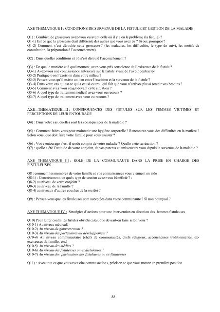 Evaluation du Projet Ã‚Â«Appui ÃƒÂ  la prÃƒÂ©vention et ÃƒÂ  la prise en charge ...