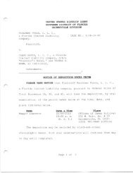 D3F. Plaintiff's Notice of Deposition Duces Tecum of Maggie ...