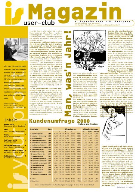 3. Ausgabe 2000 - is Industrial Services