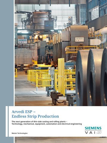 Arvedi ESP - Endless Strip Production - Industry - Siemens