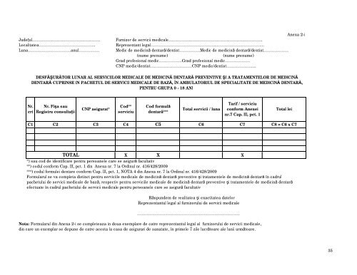 ORDIN NR. 563/24.04.2009 pentru aprobarea utilizÄrii formularelor ...