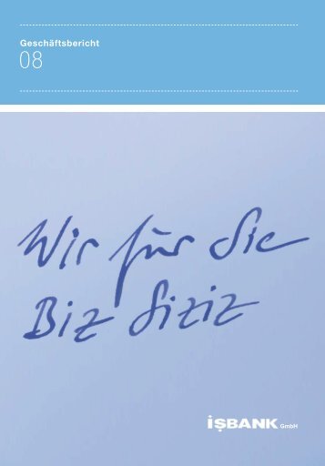 Geschäftsbericht - zur Bank