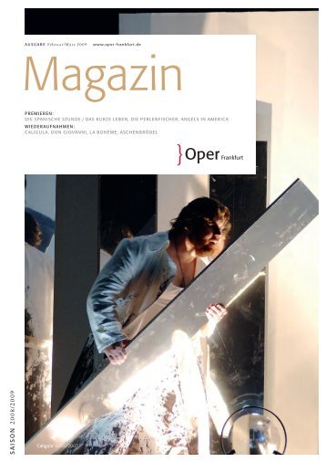Opernmagazin Februar / März 2009 - Oper Frankfurt