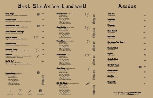 Steak-Auswahl downloaden - Santa Fe