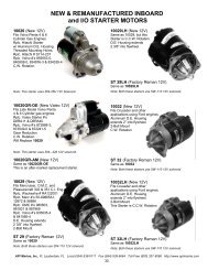 NEW & REMANUFACTURED INBOARD and I/O ... - API Marine