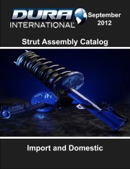 Strut Assembly Catalog