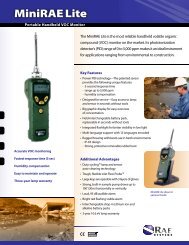 MiniRae Lite Portable Handheld VOC Monitor - Thermo Fisher