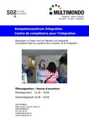 Kompetenzzentrum Integration Centre de compÃ©tence ... - Multimondo