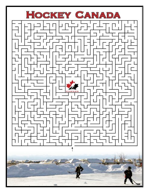 Mazes - Hockey Canada