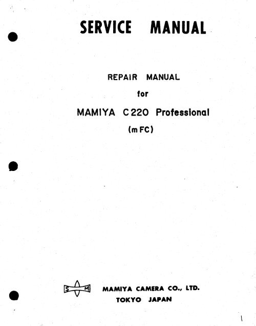 Mamiya C220 Pro repair.pdf - B.Suaudeau