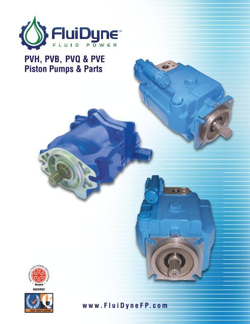 PVH, PVB, PVQ &amp; PVE Piston Pumps &amp; Parts - FluiDyne Fluid Power