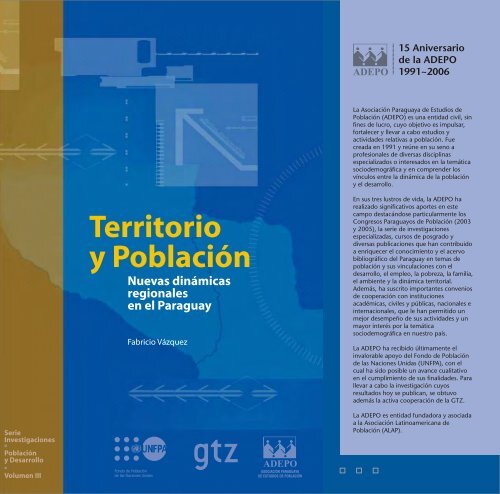 Territorio y PoblaciÃ³n: nuevas dinÃ¡micas regionales en el - UNFPA