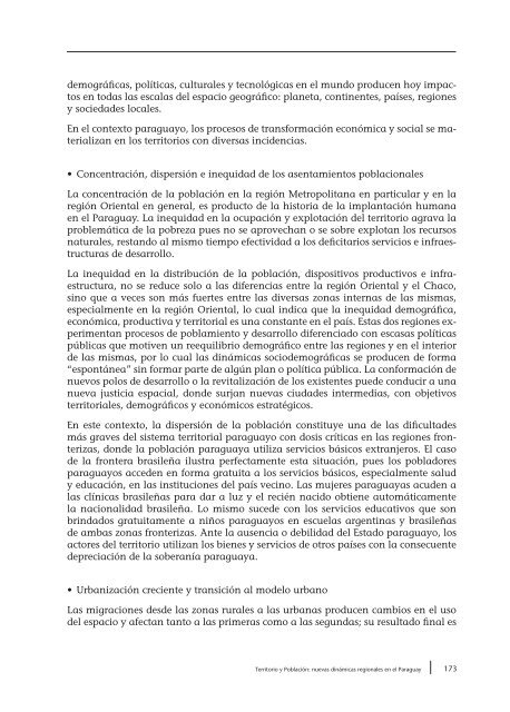 Territorio y PoblaciÃ³n: nuevas dinÃ¡micas regionales en el - UNFPA