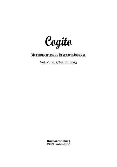Cogito Dimitrie Cantemir