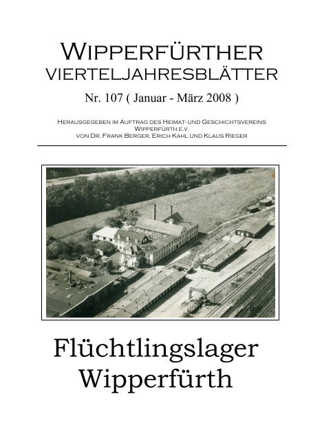 Das Durchgangslager Wipperfürth - Heimat- und  Geschichtsvereins