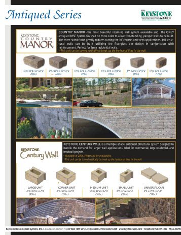 the most beautiful retaining wall system avaialable and ... - Keystone