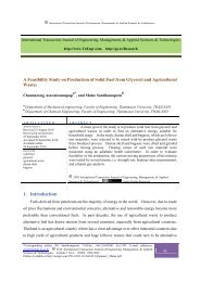A Feasibility Study on Production of Solid Fuel from Glycerol and ...