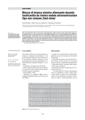 00 I-XIV (Page I) - Giornale Italiano di Cardiologia