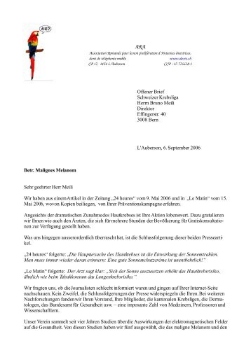 Offener Brief der ARA in deutscher ÃƒÂœbersetzung als pdf-Datei