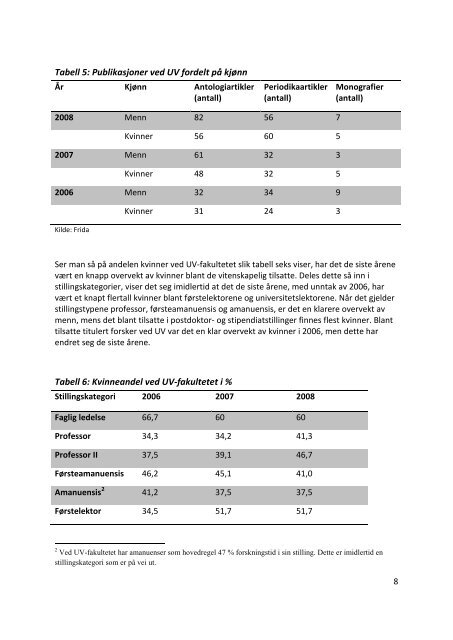 Publiseringsutvalget ved UV - Det utdanningsvitenskapelige fakultet ...