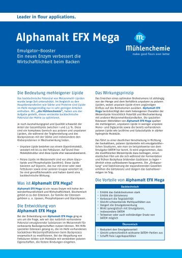 Alphamalt EFX Mega - MÃ¼hlenchemie GmbH & Co. KG