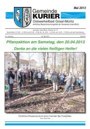 KURIER - Gemeinde Ostseeheilbad Graal-MÃ¼ritz