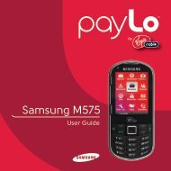 Samsung M575 - Virgin Mobile