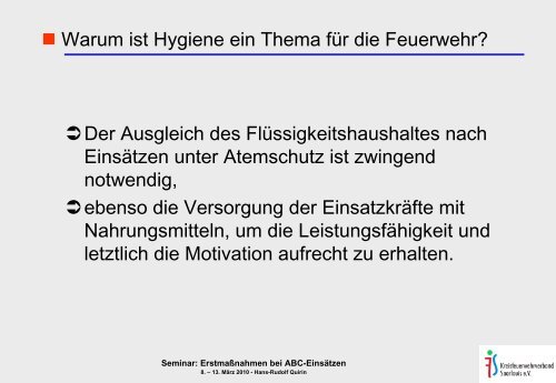 ErstmaÃnahmen bei ABC-EinsÃ¤tzen - ABC-Einsatzhandbuch