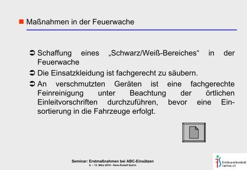 ErstmaÃnahmen bei ABC-EinsÃ¤tzen - ABC-Einsatzhandbuch