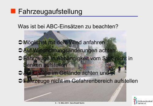 ErstmaÃnahmen bei ABC-EinsÃ¤tzen - ABC-Einsatzhandbuch