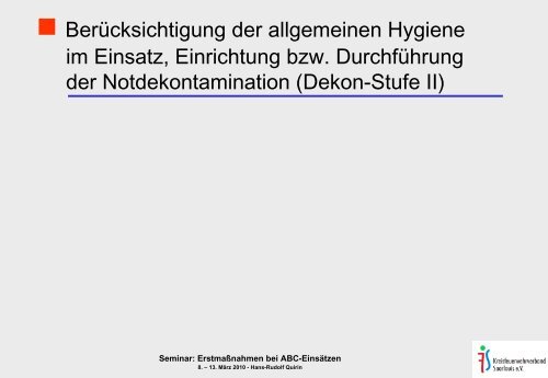 ErstmaÃnahmen bei ABC-EinsÃ¤tzen - ABC-Einsatzhandbuch